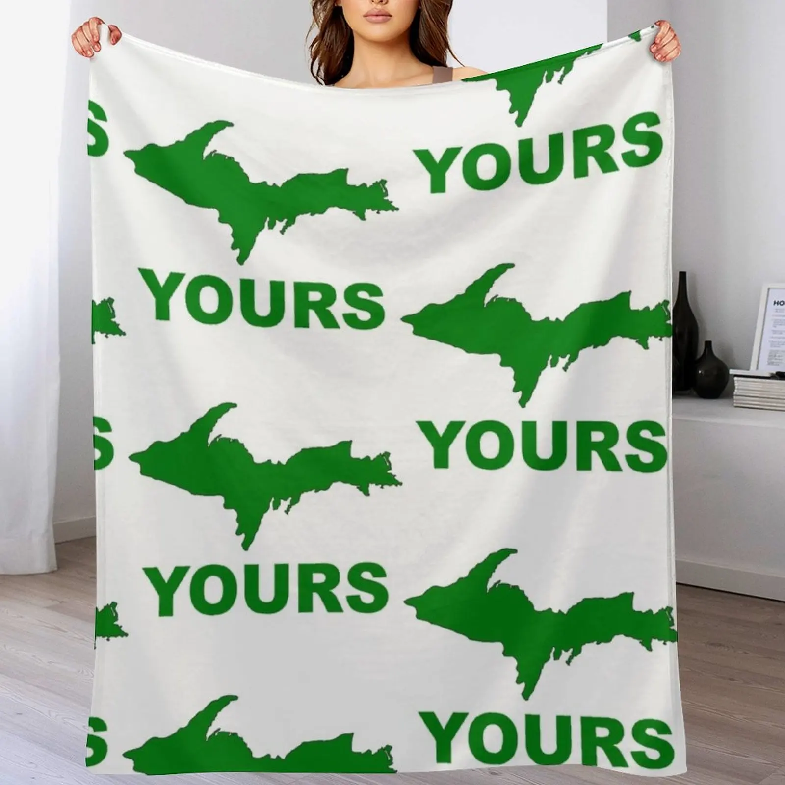 

Upper Peninsula Michigan UP Yours Throw Blanket Luxury Throw For Sofa Thin Blankets