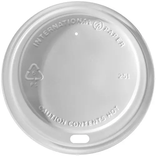 

- LHRDS-16 - Dome Lid, 16 oz., Polystyrene, White, PK1200