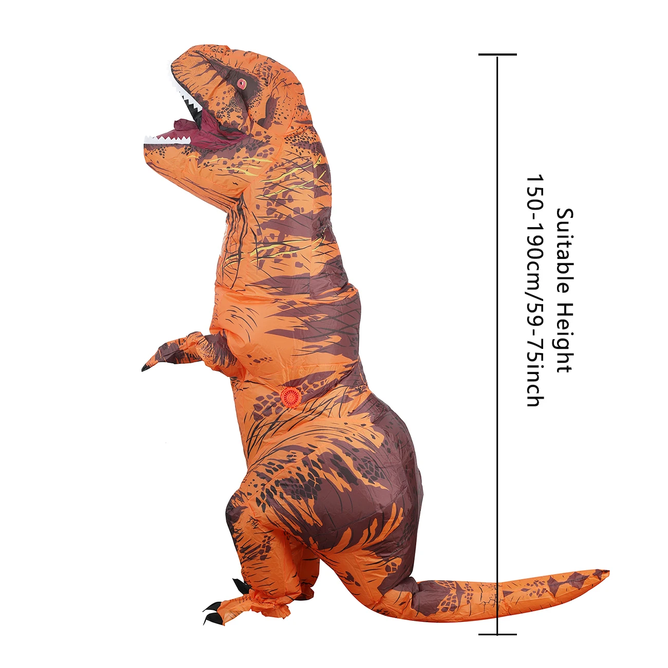 Inflatable Dinosaur Costume Riding  T-rex Costume for Adult Inflatable Fantasy Role-playing Fancy Halloween Mascot Party Apparel