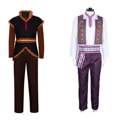 Snow Kristoff Cosplay Costume Anime Halloween Full Set Uniform Tops