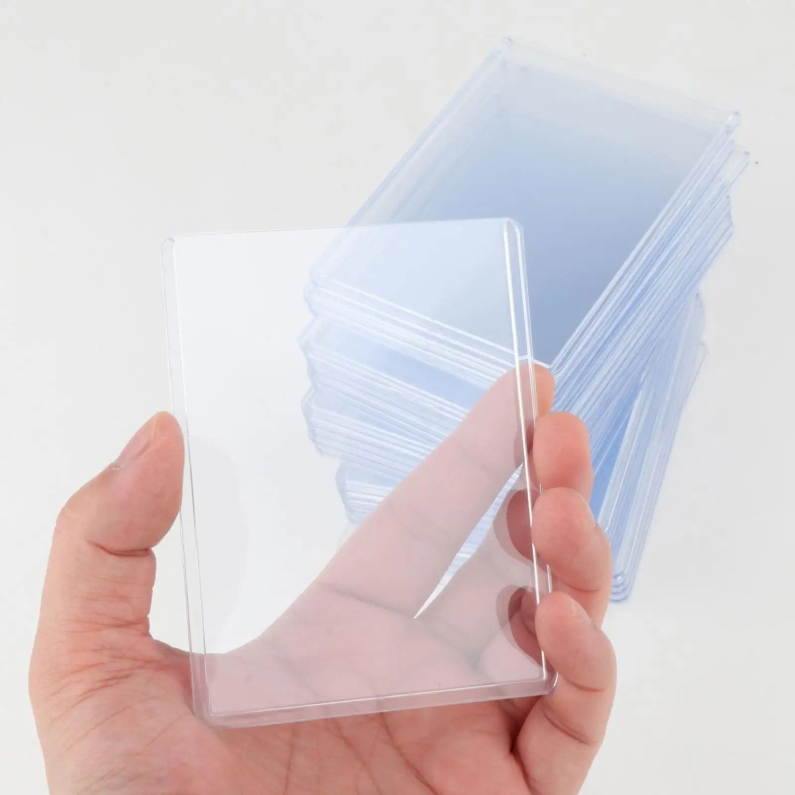 25Pcs Card Holder Card Sleeves Durable Protective Protectors Collecting Supplies for Golf Hockey Cards Gathering Cards