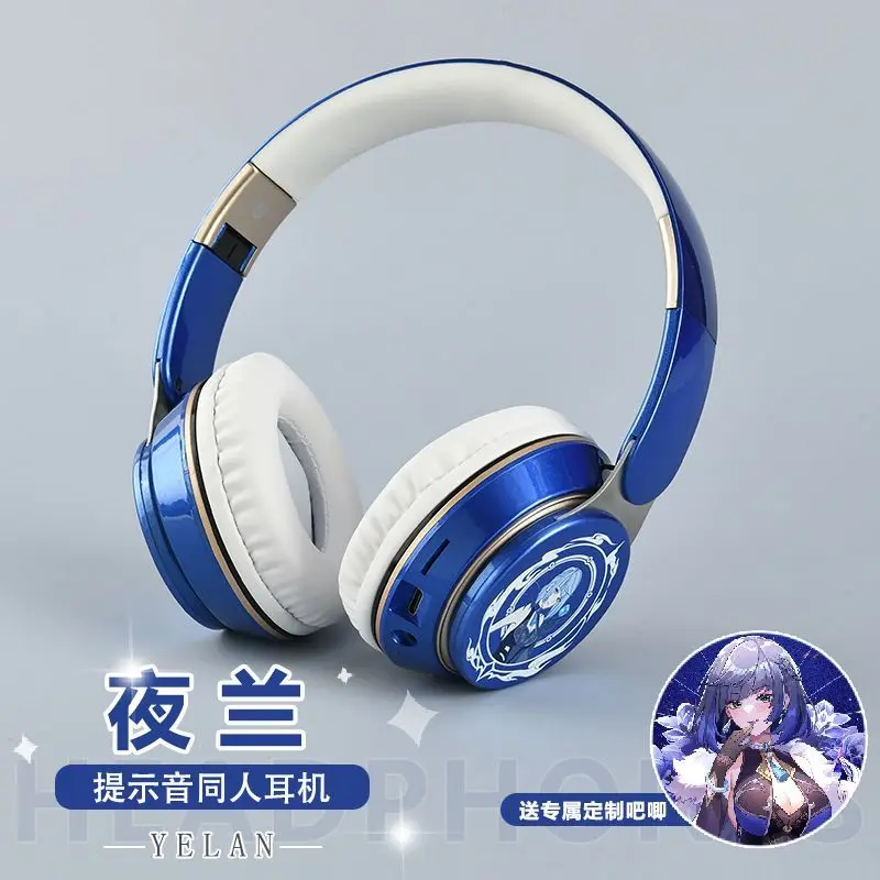 Game Genshin Impact Xiao Yelan Hu Tao Over-ear Headphones Accessories Unisex Figures Gift Birthday Halloween Gift Collection view 3