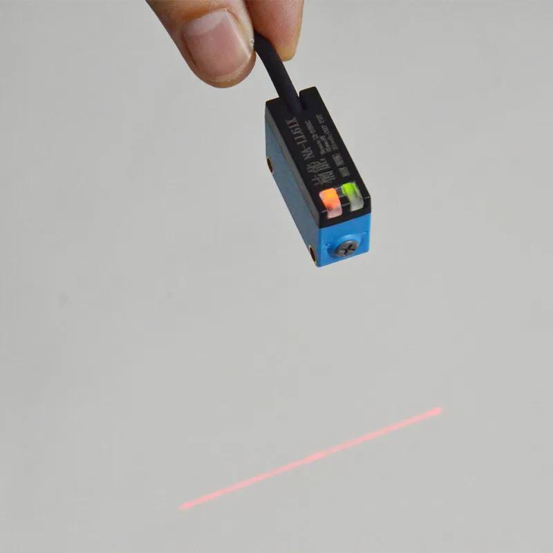 High-precision diffuse laser sensor NA-LL61X long-distance bar light visible spot photoelectric sensor