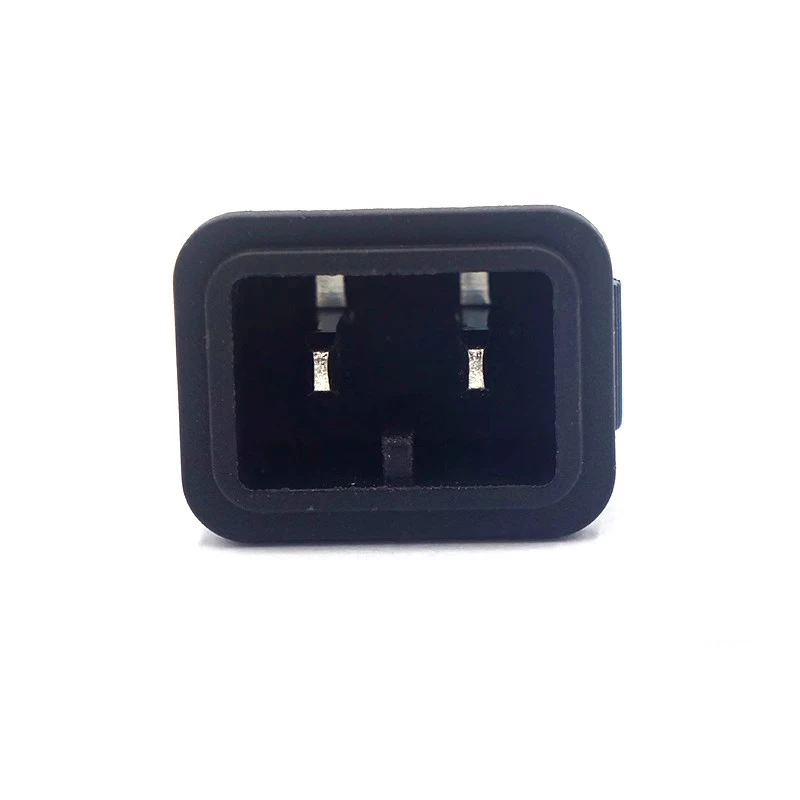 1~5pcs/lot AC power socket Car refrigerator 2-core C14 figure 8 socket with buckle 10A250V LZ-14-9F1