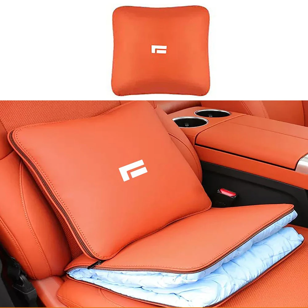 

Car Multifnctional Car Blanket Quilt Pillow Waist Cushion Pad For BAIC Jishi Polestone 01 Rox 01 Interior Decoration Accessories