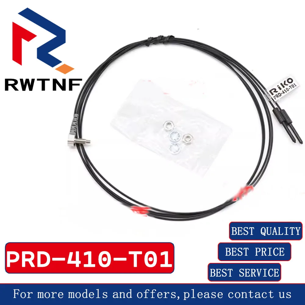 Brand New Genuine PRD-410-T01 RIKO Reflective M4 fiber optic sensor probe L-shaped right angle,100% original warehouse stock