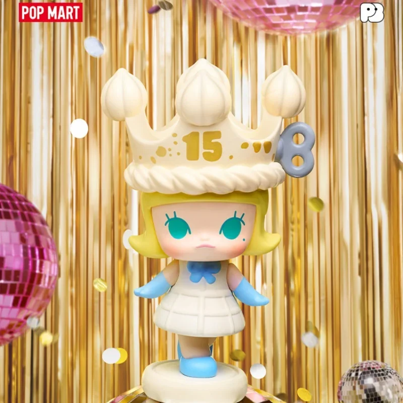 

POP MART POPBEAN Праздничный момент POP MART 15-я юбилейная серия Mystery Box Подлинная слепая коробка Guess Toys Сумка Орнамент