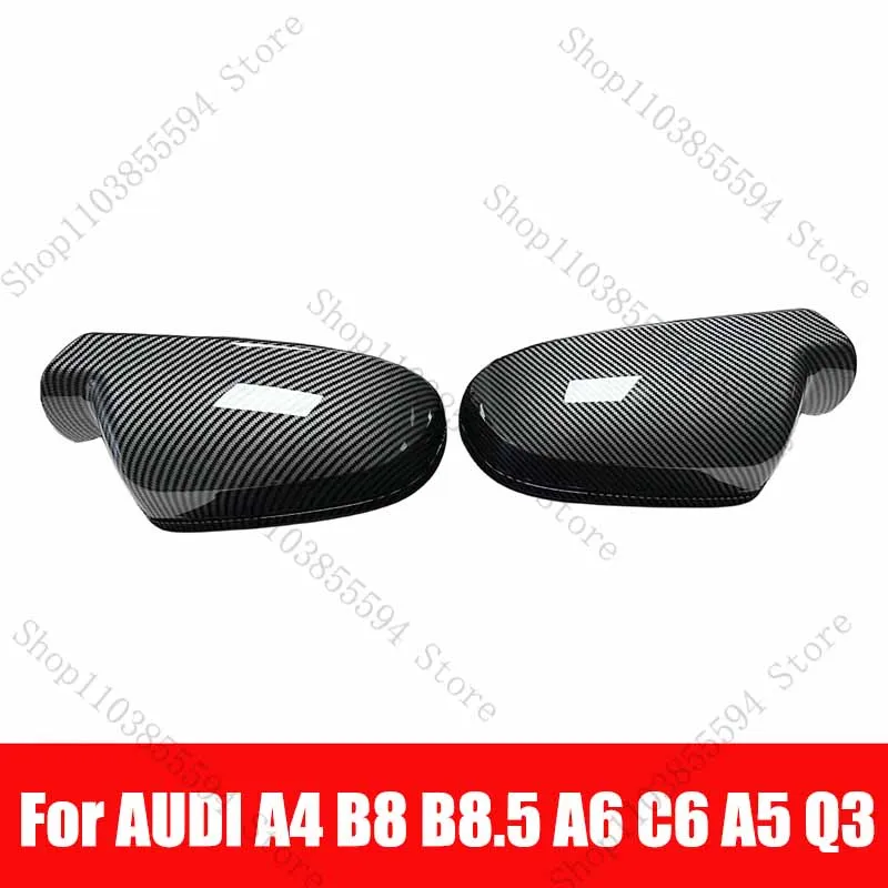 

Replacement Rearview Side Mirror Covers Cap For Honda Civic 2016-2021 Accessories Carbon Fiber Gloss