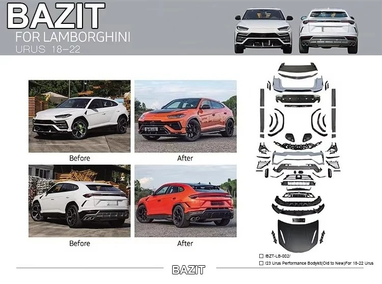 Urus Performance Body Kit (Old to New) for ’LAMBORGHINI