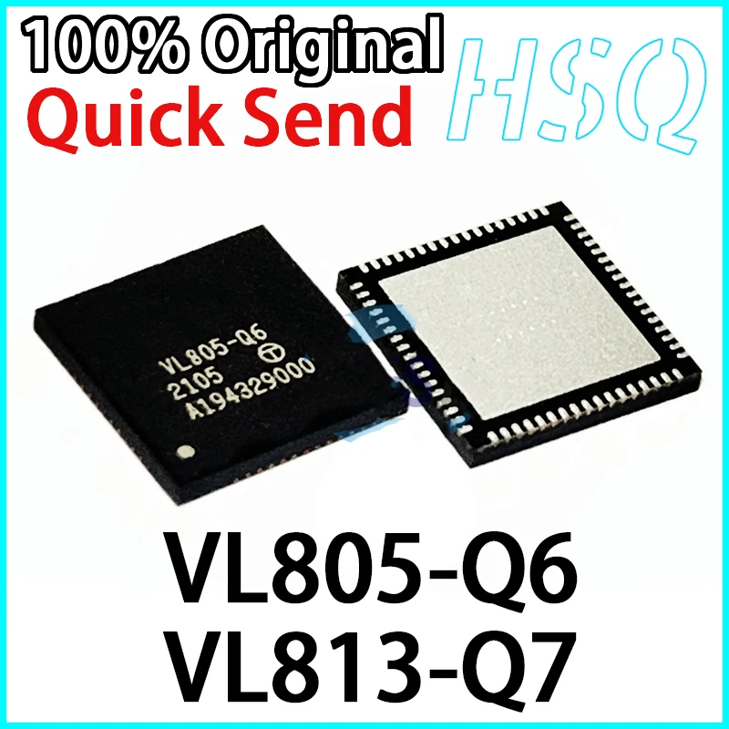 

1PCS VL805-Q6 VL805 VL813-Q7 QFN-68 New Original Four Port USB3.0 Master Network Card Extended IC Chip