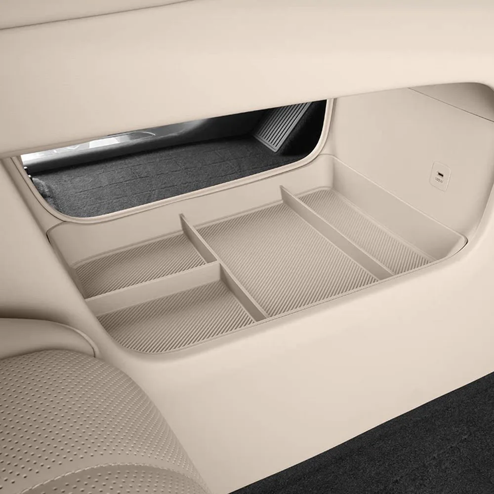 

Lower Storage Box Of Central Control Interior Modification Supplies For New AITO M7 2026 Silicone Pad In Original Car Color