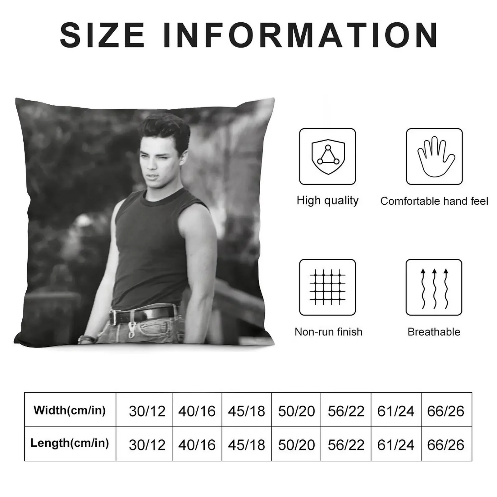 Nick Kamen Throw Pillow Pillowcase Decorative pillow case pillow