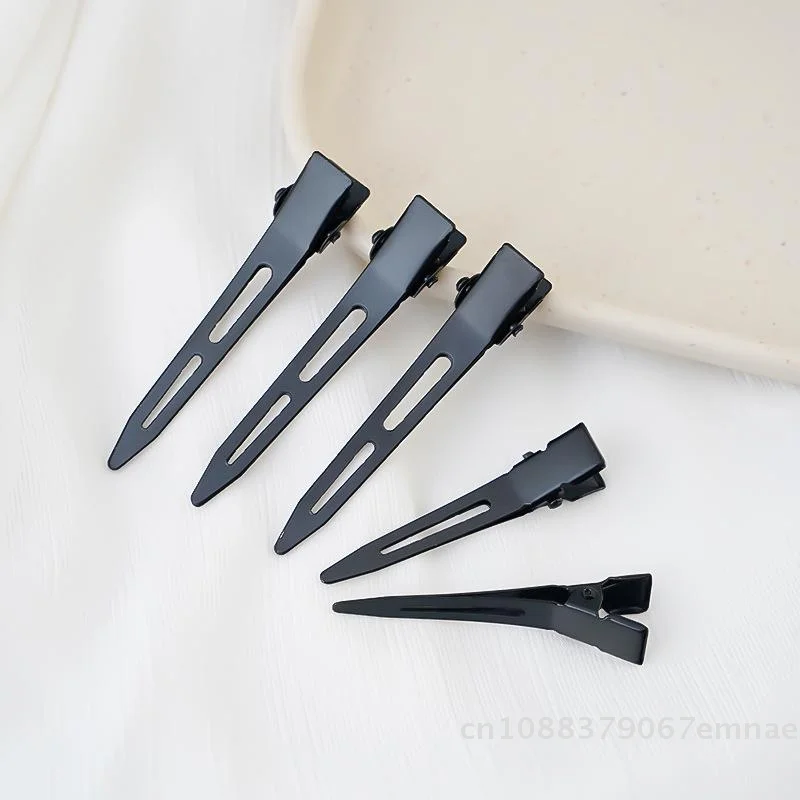 

[ZYAS]10PCS Black Duckbill Hair Clips Nonslip Alligator Hair Clips Barber Salon Styling Dying Hair Accessories Hairpin