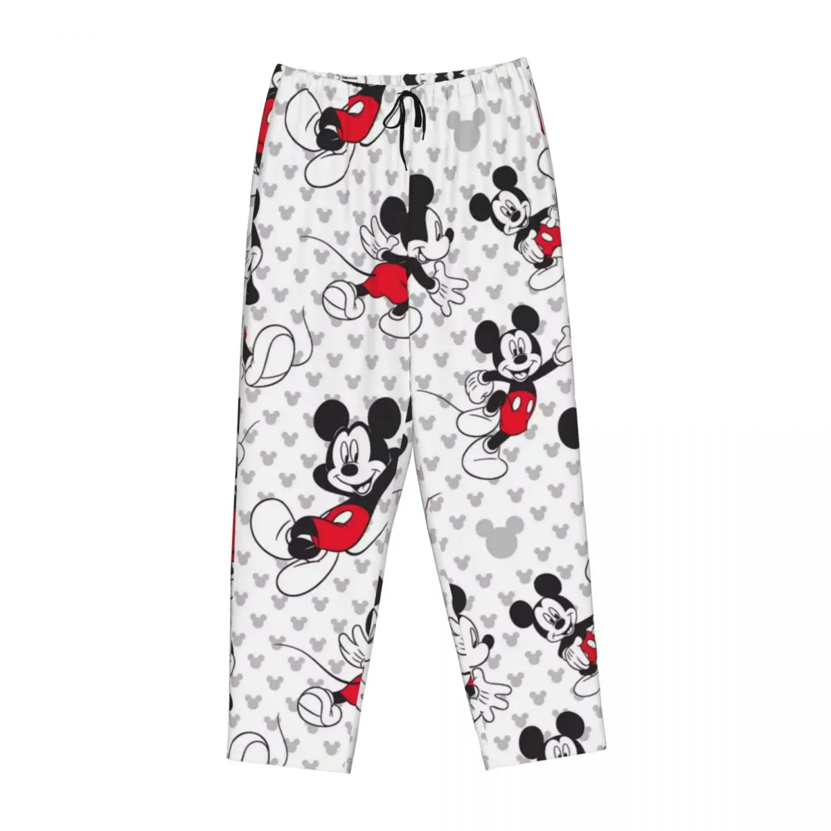 Custom Print Cartoon Anime Tv Mickey Mouse Pajama Pants Women Sleep Sleepwear Bottoms with Pockets