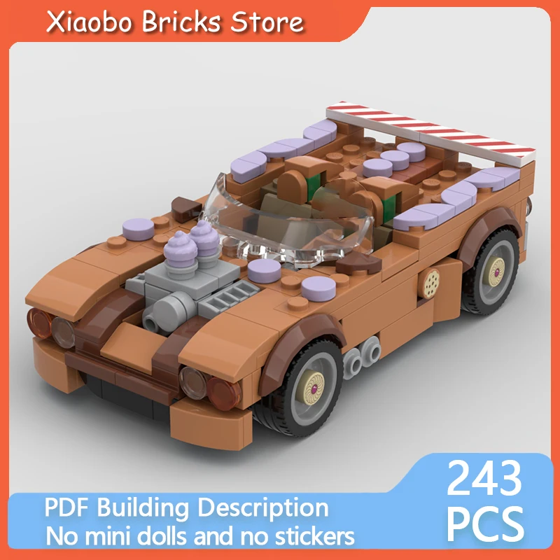 

Городской скоростной чемпионер, модель MOC, строительные кирпичи, печенье, спортивный автомобиль, модульная технология, подарки, праздник, сборка, детские игрушки, костюм