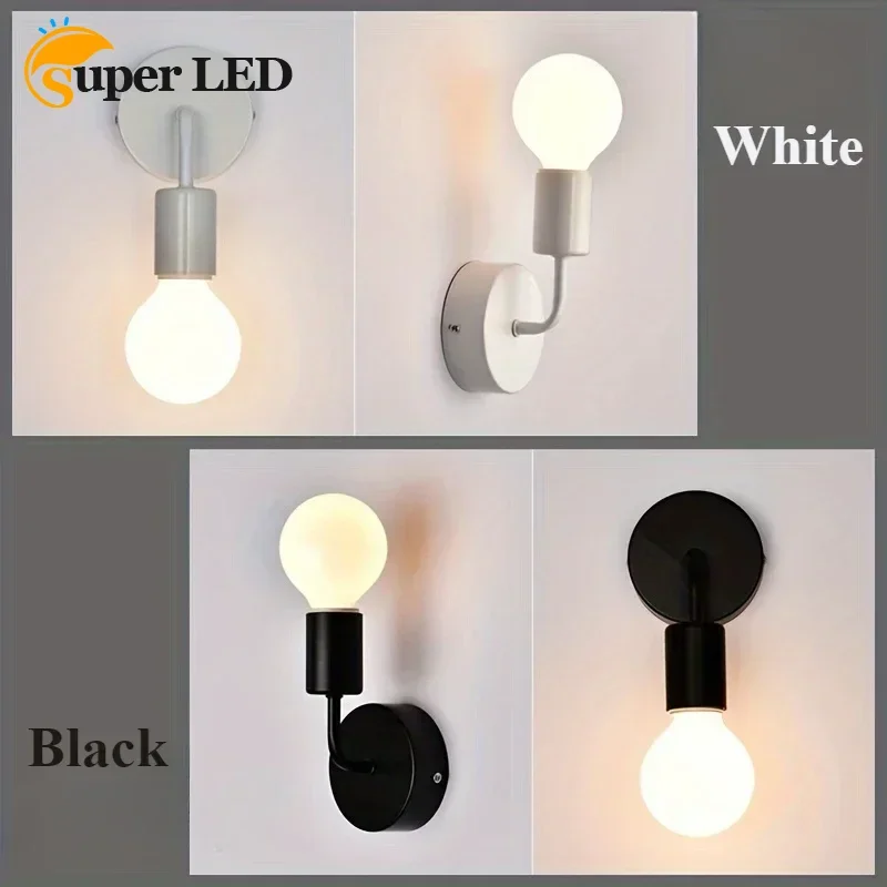 

1pc Wall Lamp Simple Design Indoor Wall Light Staircase Balcony Bar Bedroom Living Room Wall Light Fixtures (without Light Bulb)