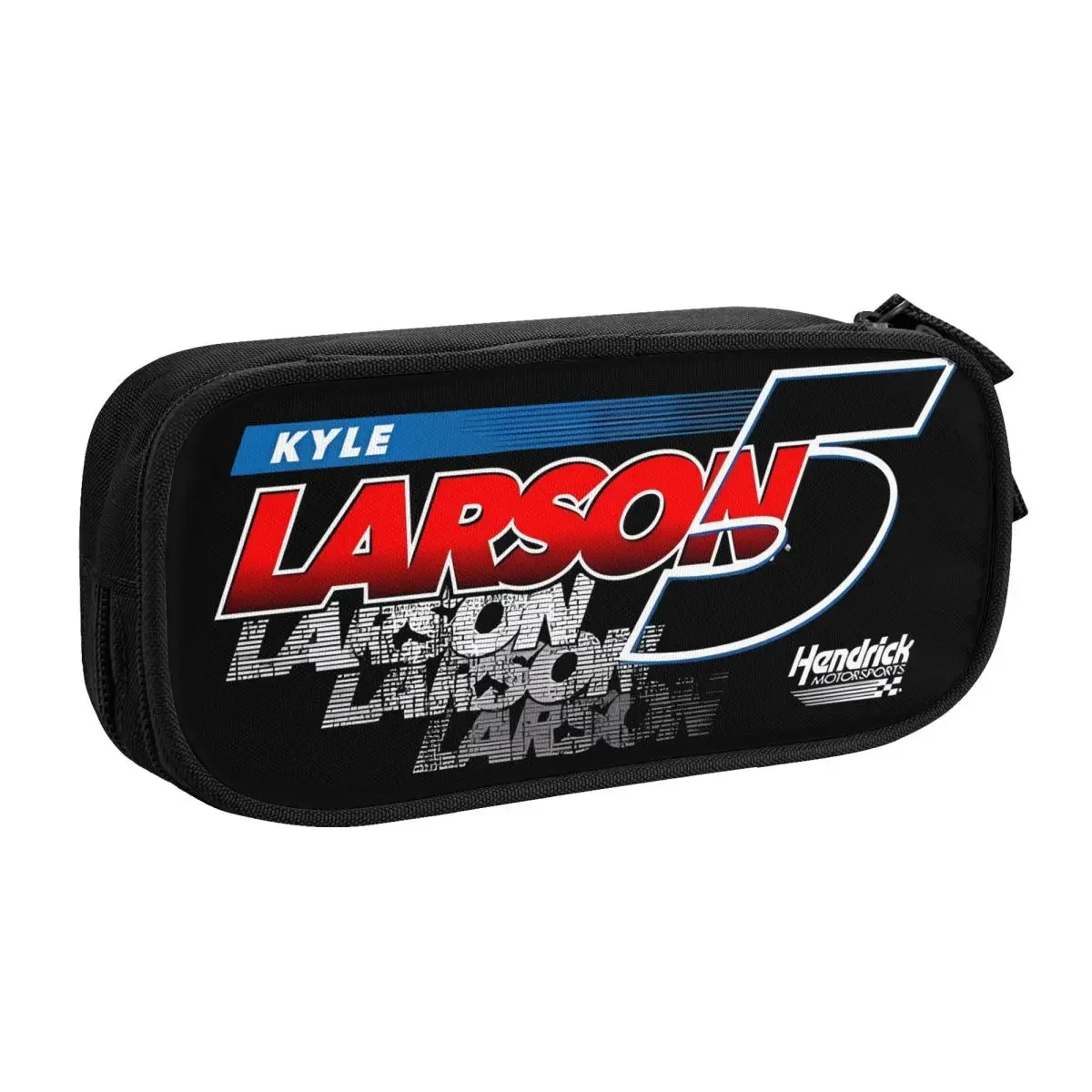 Kyle Larson 5 Big Capacity Pencil Pen Case Office College School Large Storage Bag Pouch Holder Box Organizer