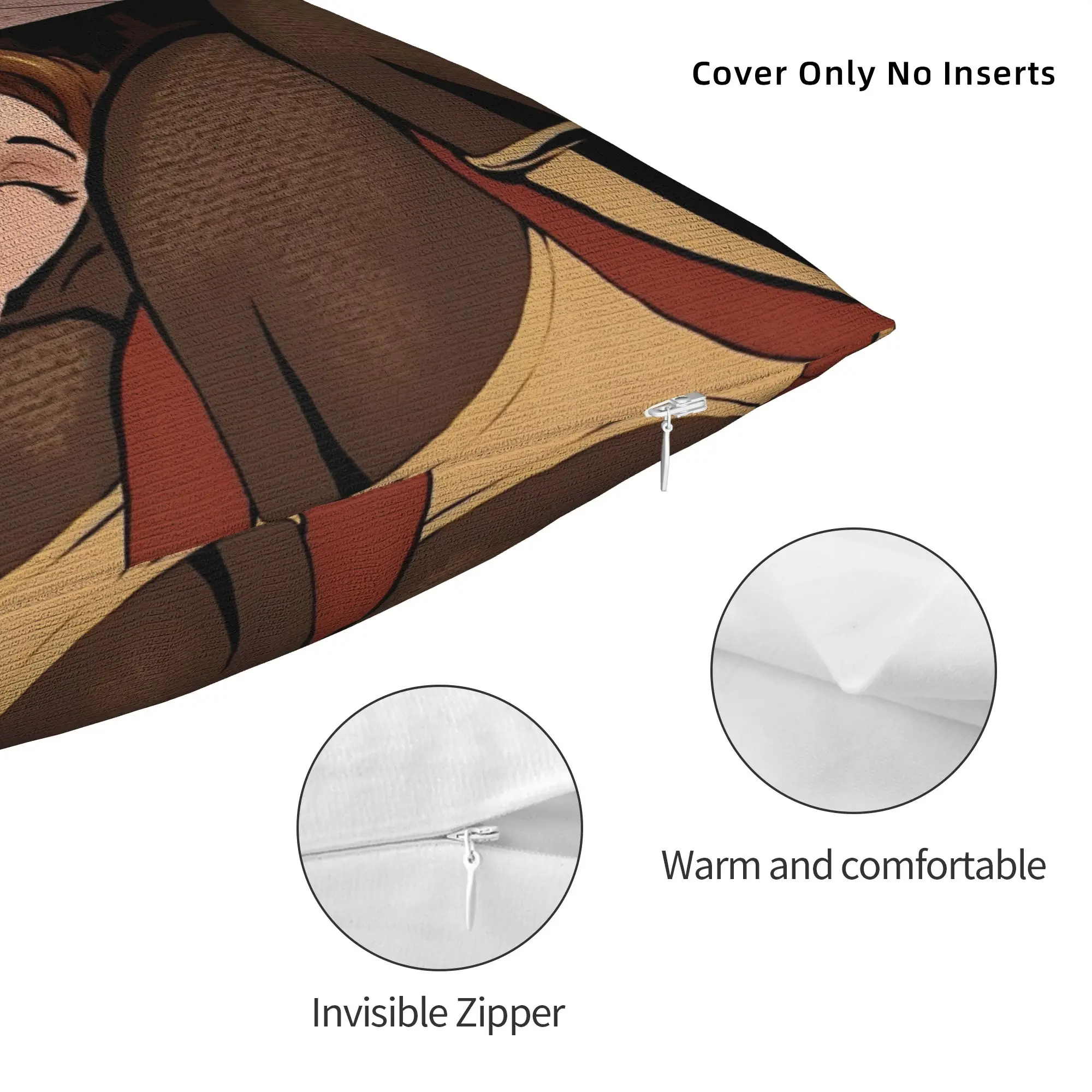 Printed Clair Obscur Expedition 33 Esquie Pillowcase Polyester Cushion Cover Gift Video Game Pillow Case Cover Zipper 40X40cm