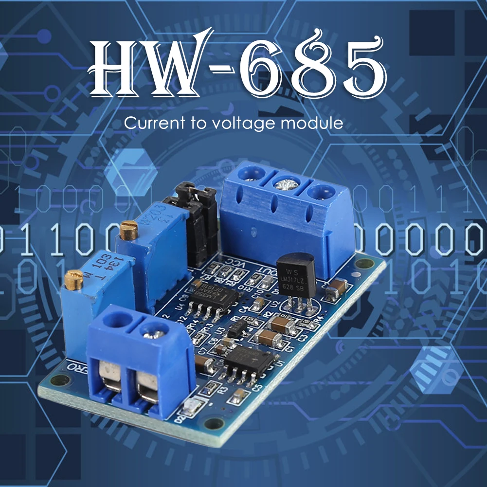 

Current Voltage Converter Professional 0/4-20mA To 0-3.3V/5V/10V Voltage Transmitter Circuit Board