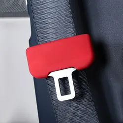 1x Safety Belt Protective Silicone Cover Interior Accessories Automobile Protective Sleeve Seat Belt Clip for Tesla Model 3/Y