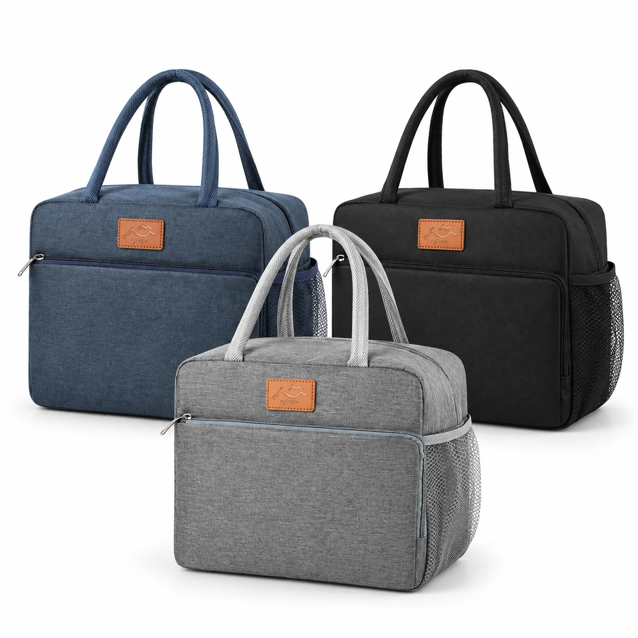 Thermal portable lunch bag - Large capacity food storage bag - Suitable for use in work, office, school, and for outdoor picnics