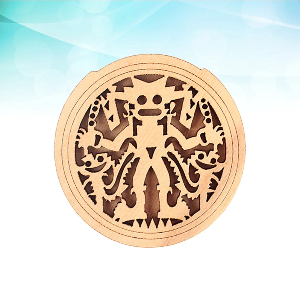 

Maple Sound Hole Cover Block for Guitar Guitars Classic Soundhole Bamboo Wooden