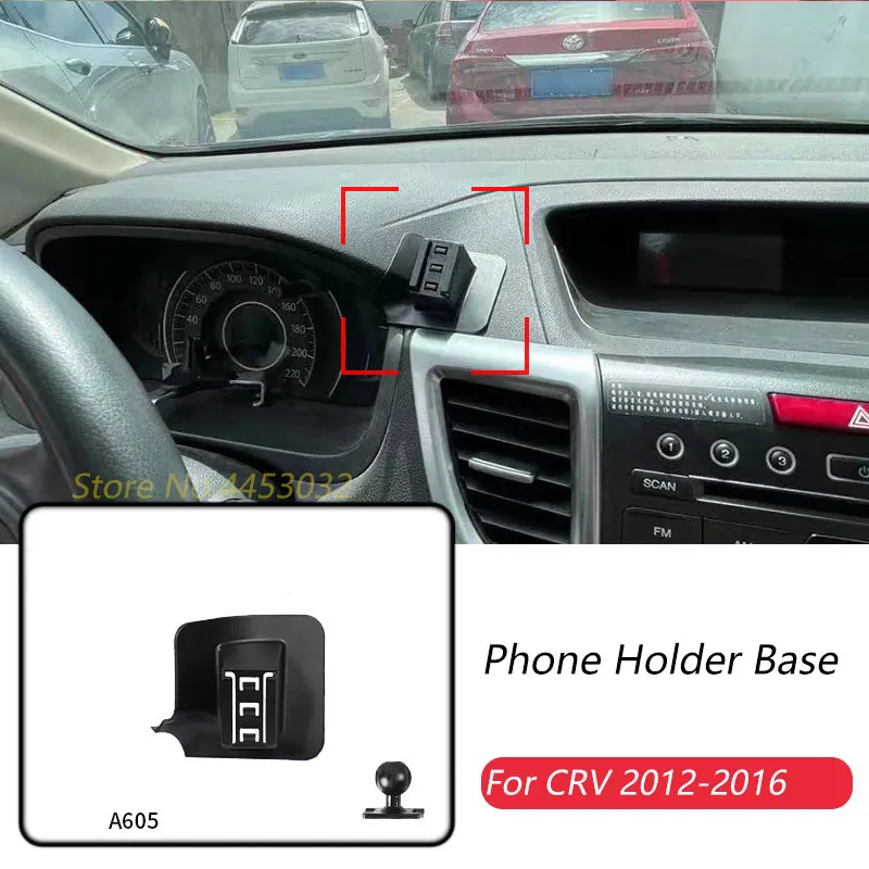 Car Phone Holder Base Special Mounts For Honda CRV 2012-2016 Fixed Air Outlet Bracket Base Accessories With Ball Head 17mm