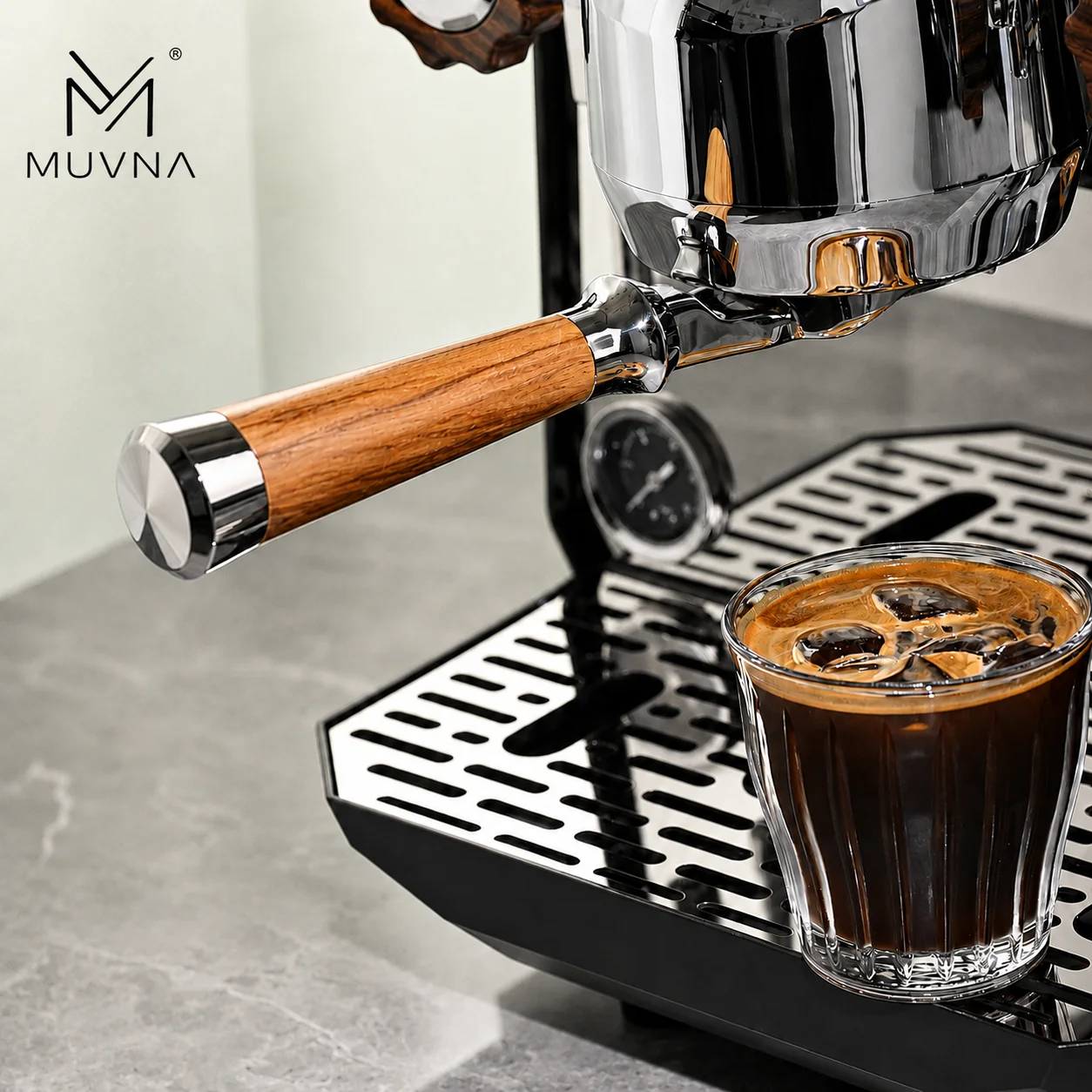 MUVNA Espresso Bottomless Port - огляд і ціна Naked Portafilter Bottomless