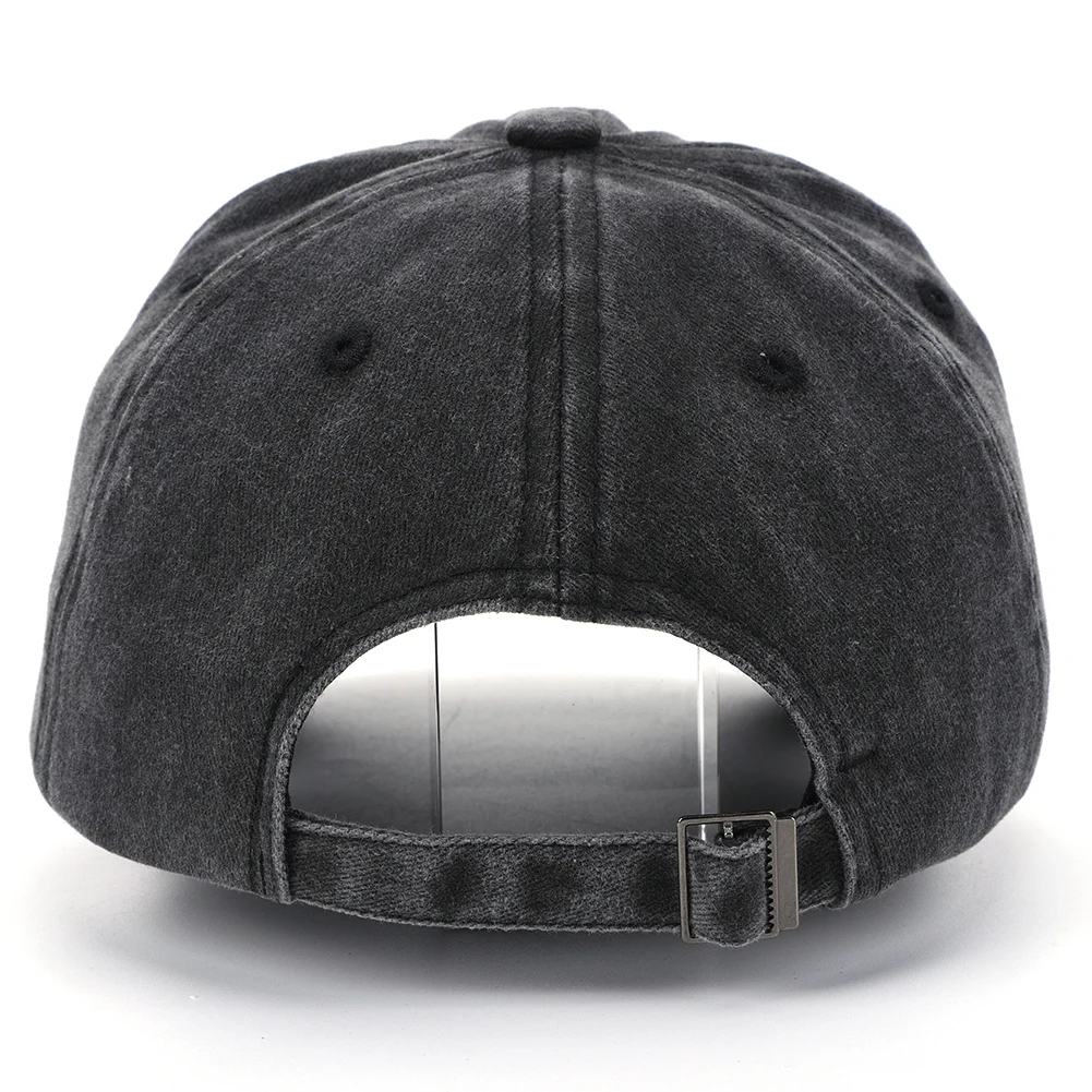 หมวกเบสบอลผ้าฝ้ายแบบวินเทจ หมวกทรงดิสเทรส ระบายอากาศได้ดี หมวกแก๊ปทรงเรโทร หมวกปีกโค้งสไตล์วินเทจ หมวกเบสบอลแบบยูนิเซ็กส์สำหรับผู้ชายและผู้หญิง