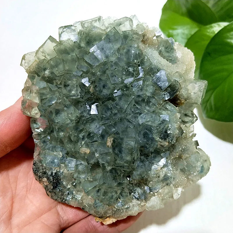 Natural Stones Green Diamond Fluorite Crystals Mineral Samples Witchcraft Spiritual Healing Chakra Feng Shui Room Decoration