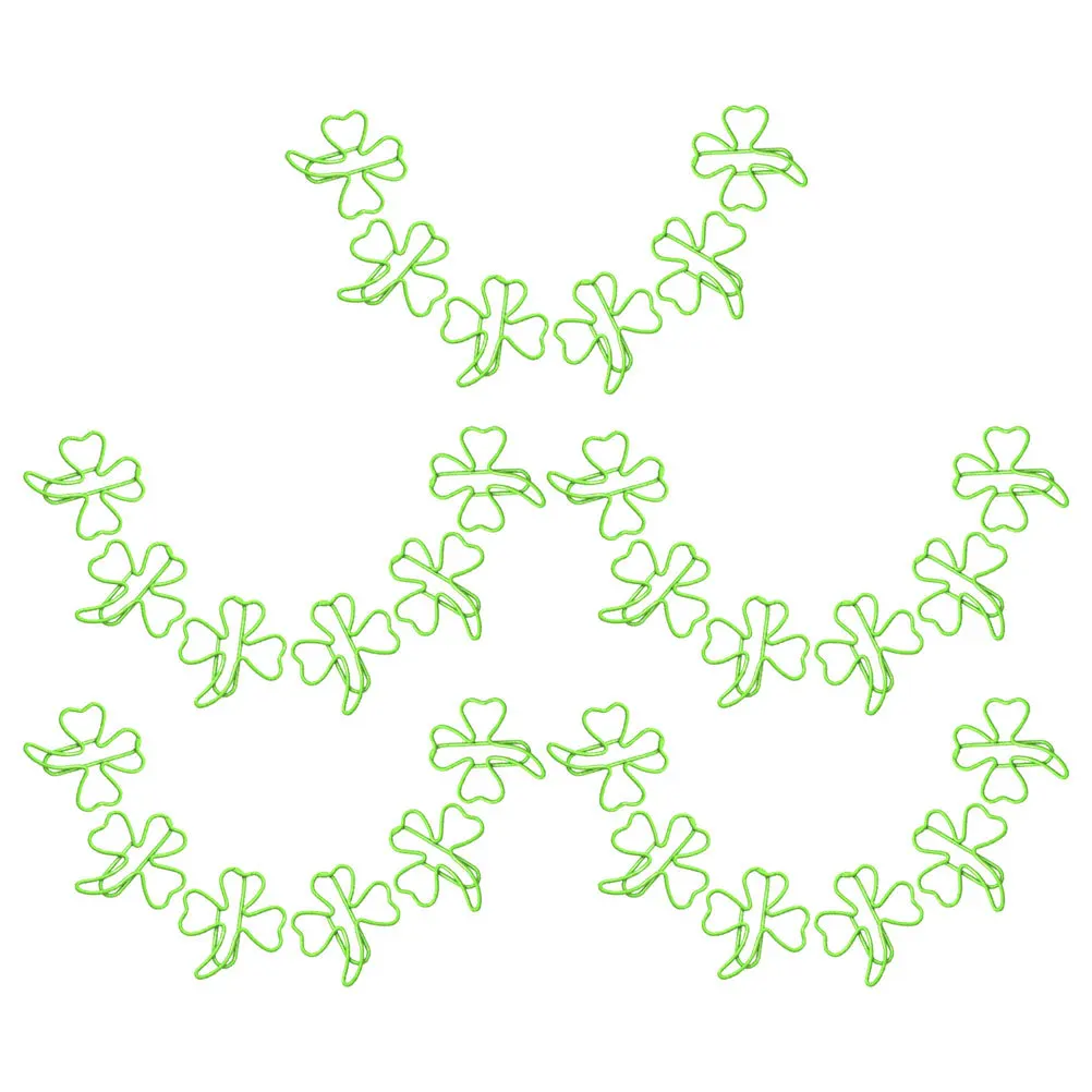 

30Pcs Green Colored Paper Clips Leaf Clips for Documents Photos Notes Office School Supplies Creative Bookmark Pins