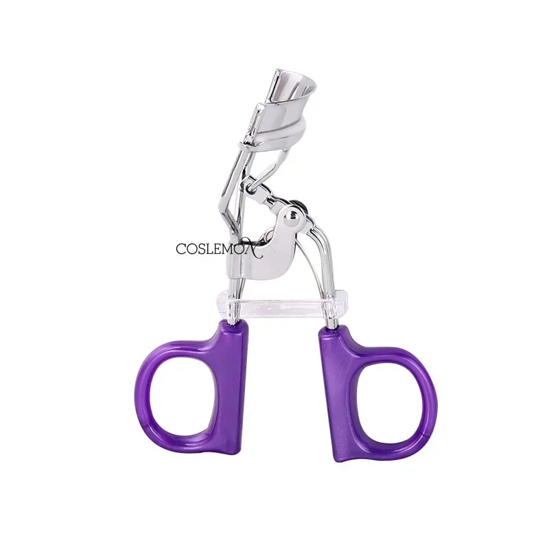 1PCS Woman Eyelash Curler Lash Curler Lash Professional Stainless Steel Purple Silver Curling Eyelashes Makeup Cosmetic Tool