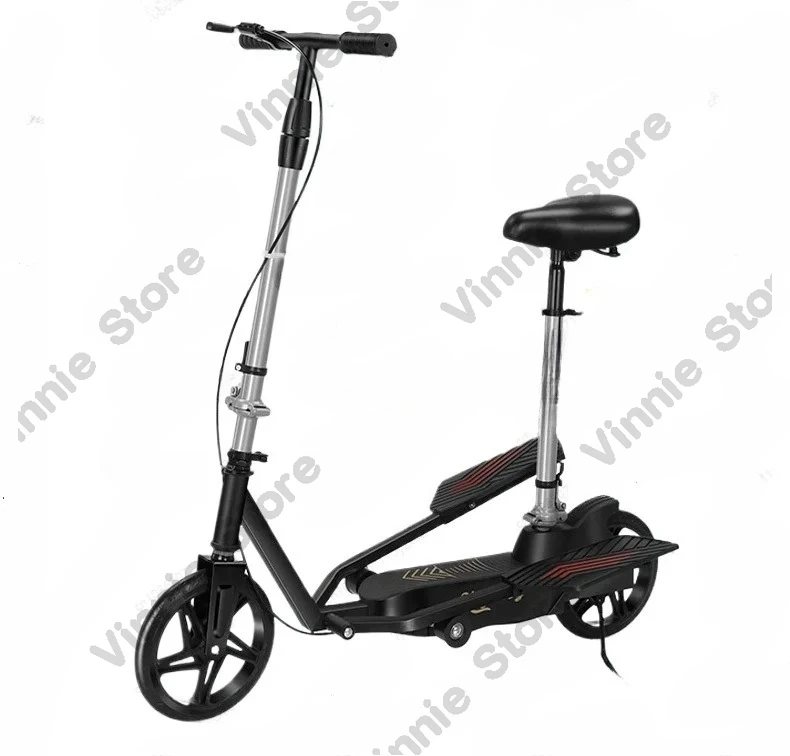 

Складной велосипед с педальным приводом, рамой из алюминиевого сплава и дисковыми тормозами, 12-дюймовые пневматические колеса, поддержка Alexa и Google Assistant