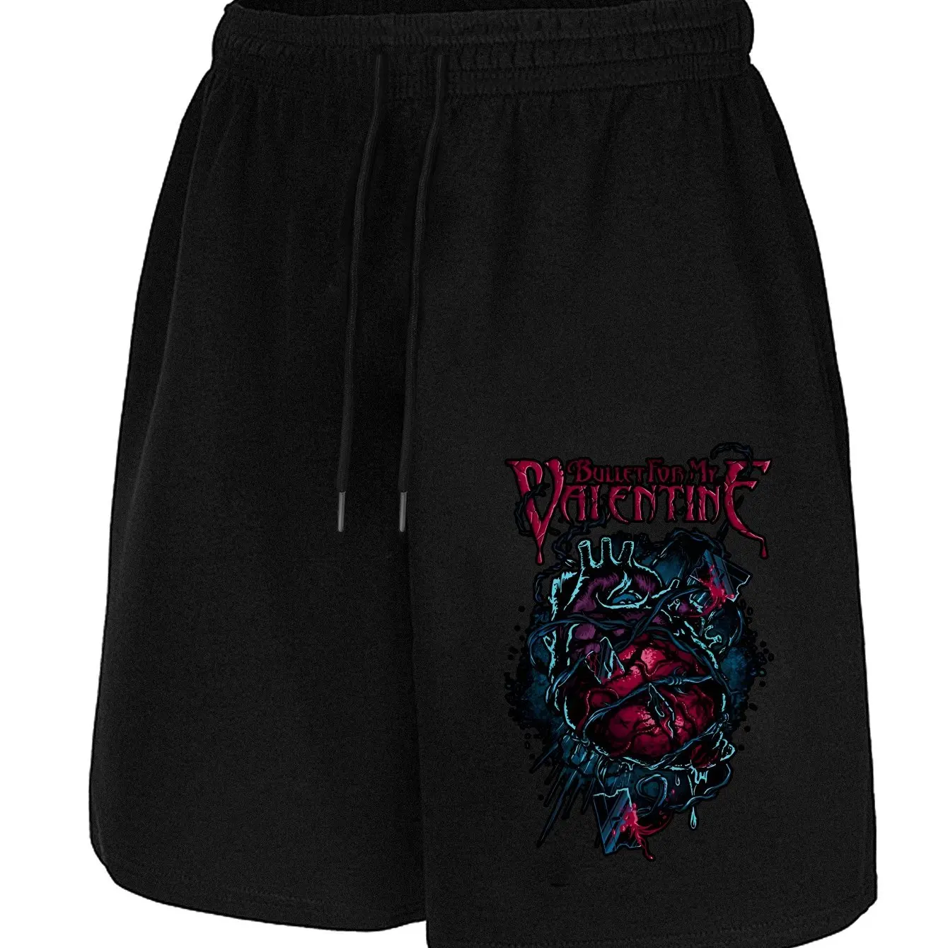 

Мужские черные спортивные шорты с ярким принтом в виде сердец и лозы | Повседневные брюки на шнурке, с эластичным поясом, с карманами