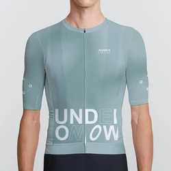 Aogda Racing Slim Fit Bicycle Clothing,Comfortable Fast Drying Cycling Shirts,Road Bike Jersey,Cycling Jersey Men
