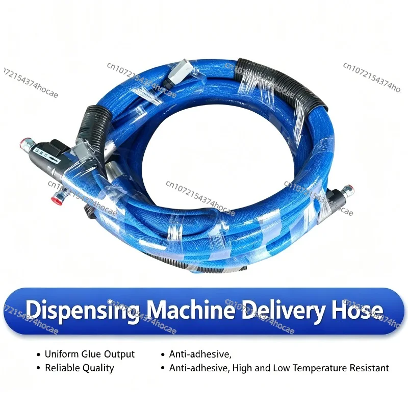 Customized Inquiry Price:Heated Hot Melt Glue Hose for PUR Dispenser, Compatible with Nordson & Robatech Coating Machines