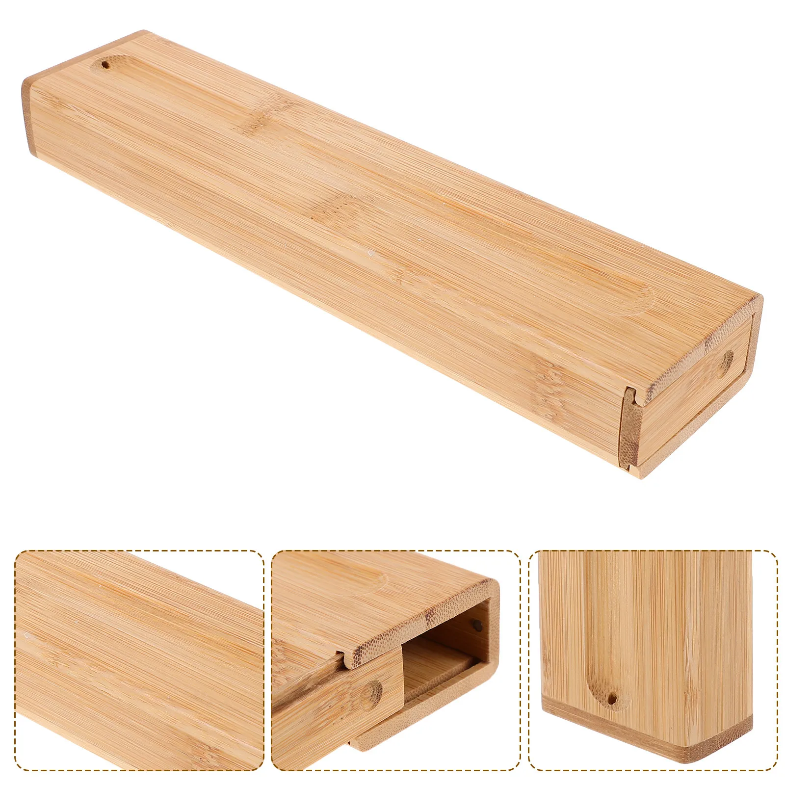 Handcrafted Bamboo Incense Burner Holder Exquisite Incense Stick Storage Box for Relaxation Tranquility Ancient Elegance Home