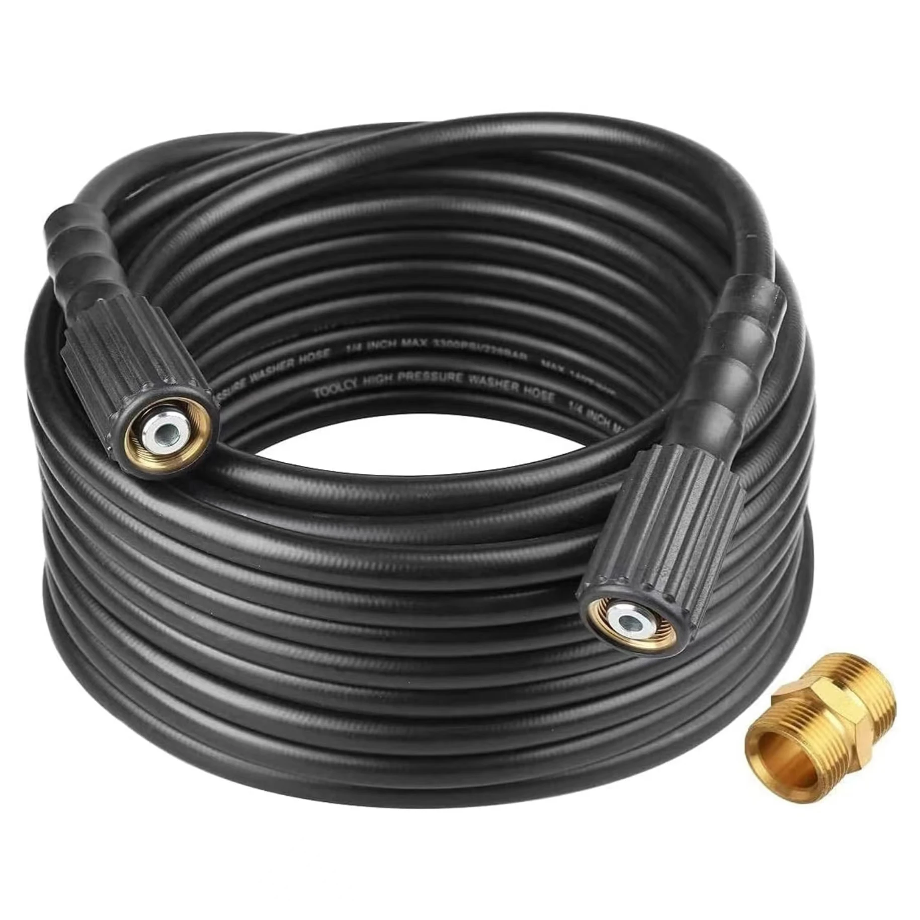 High Pressure Washer Hose Cord Pipe CarWash Hose Water Cleaning Extension Hose M22-Pin 14/15 for Karcher Elitech Interskol Huter