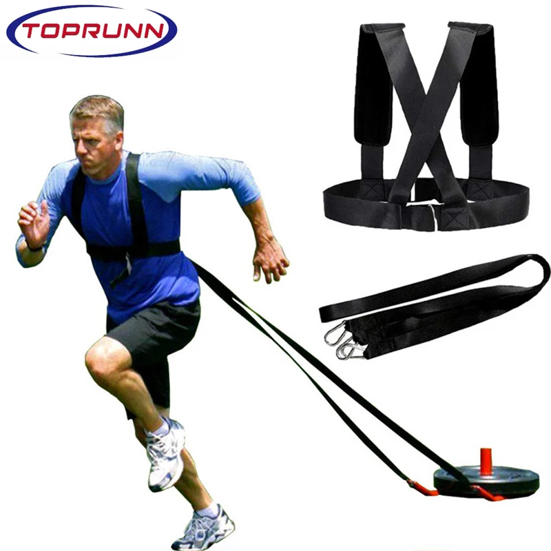 

Fitness Equipment Shoulder Harness Gym Pull Sled Drag Speed Weight Training Workout Strap Weight Muscle Sport Accessories