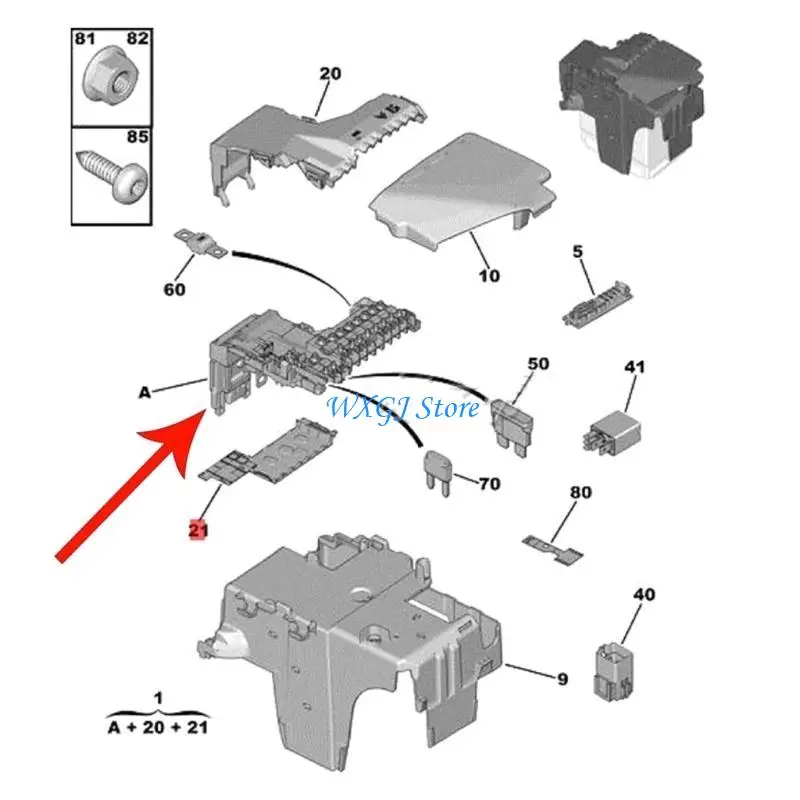 37JE وحدة إدارة الحماية صندوق الصمامات مدير البطارية لـ 508 9811475080 6500JE