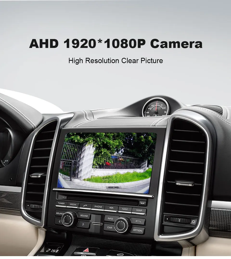 4K AHD 1920*1080P Auto Zurück Hinten Kamera Für VW Passat CC B6 B7 Polo Skoda Octavia Tiguan Audi A4 B8 Q3 Q5 A5 A8 S5 A3 A6 C7 A7 A1 – Detail 11