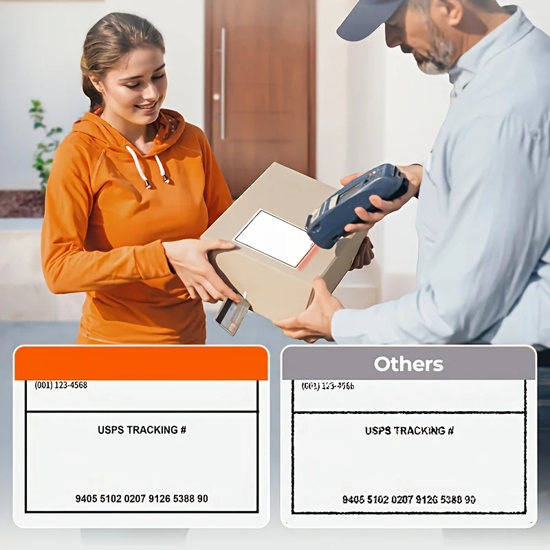 D100 transport label thermal printer, high-speed thermal 4x6in label printer, very suitable for small businesses. Or print paper