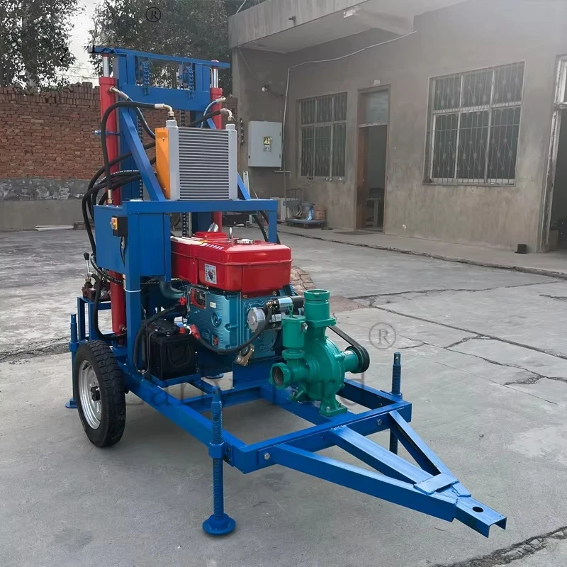 China New Top Mini Water Well Drill Rig 200 m Small Borehole Water Well Drilling Machine for Digging Water Well