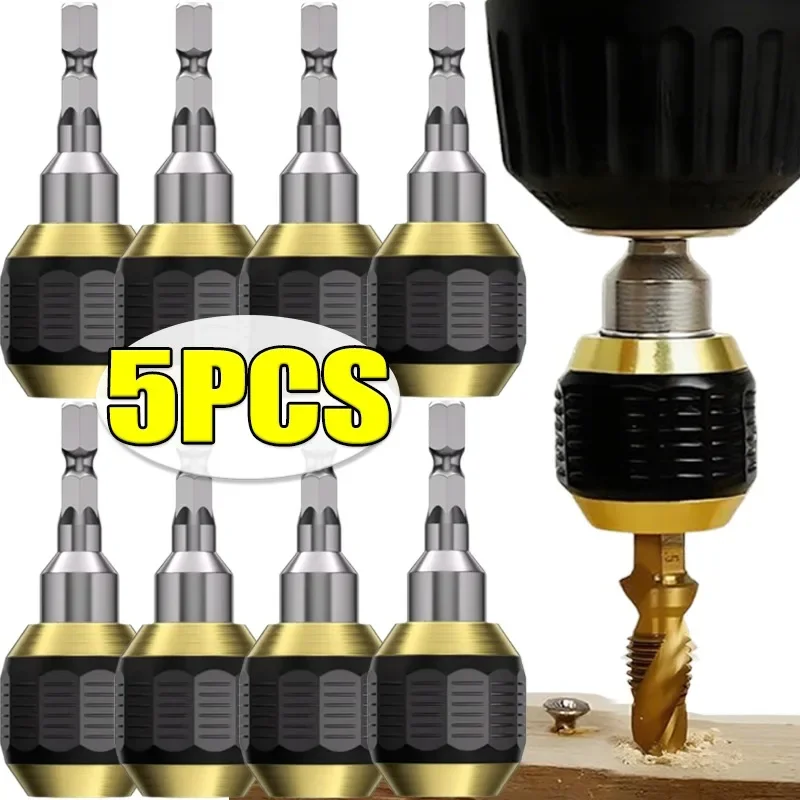 

Self-Lock Drill Bit Holder Quick Release Hexagonal Shank Adapter Extension Screwdriver Converter Hex Handle Drill Chuck Adapter