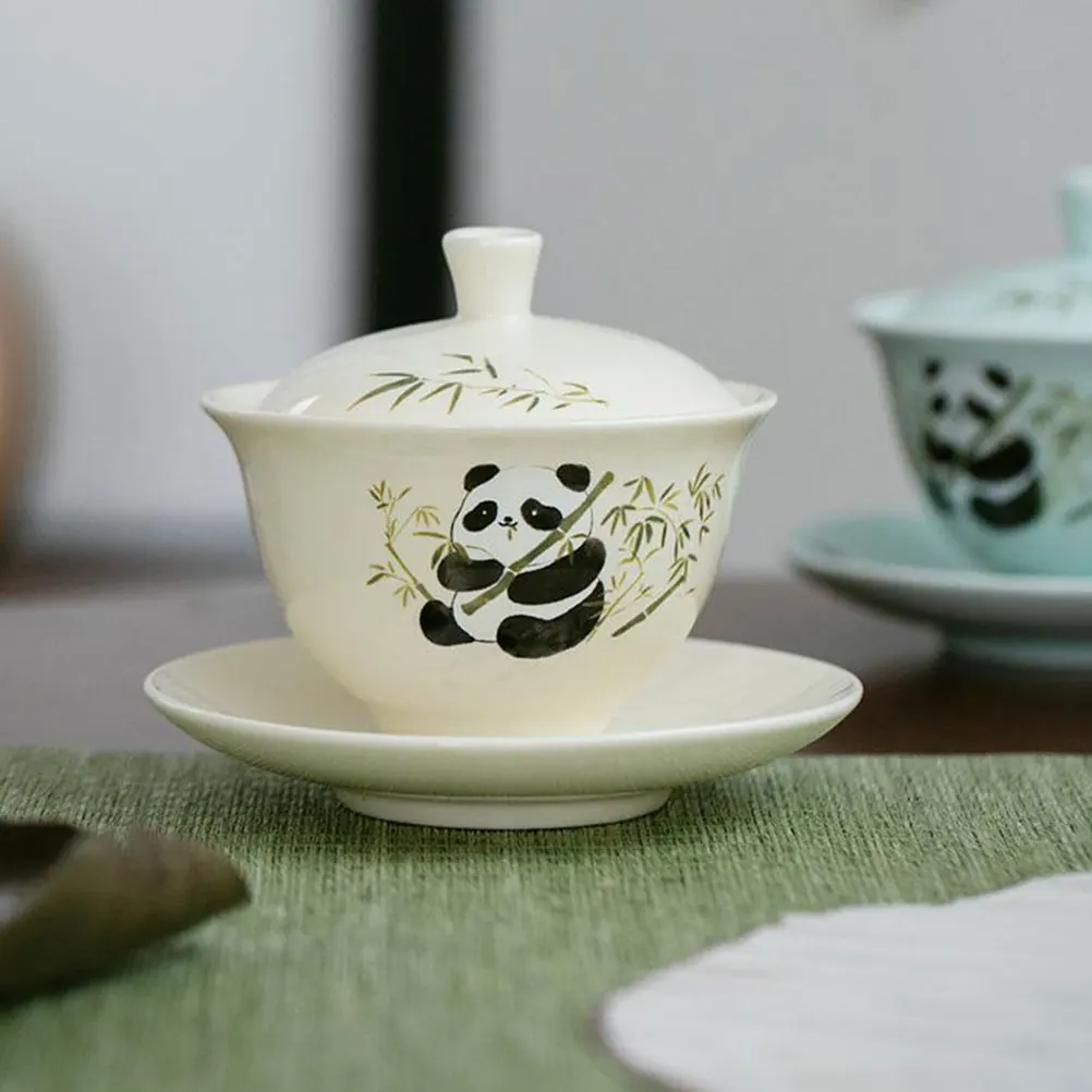 

Ceramic Teacup Chinese Cups China Gaiwan Traditional Style Ceramics Work Aesthetic Mugs