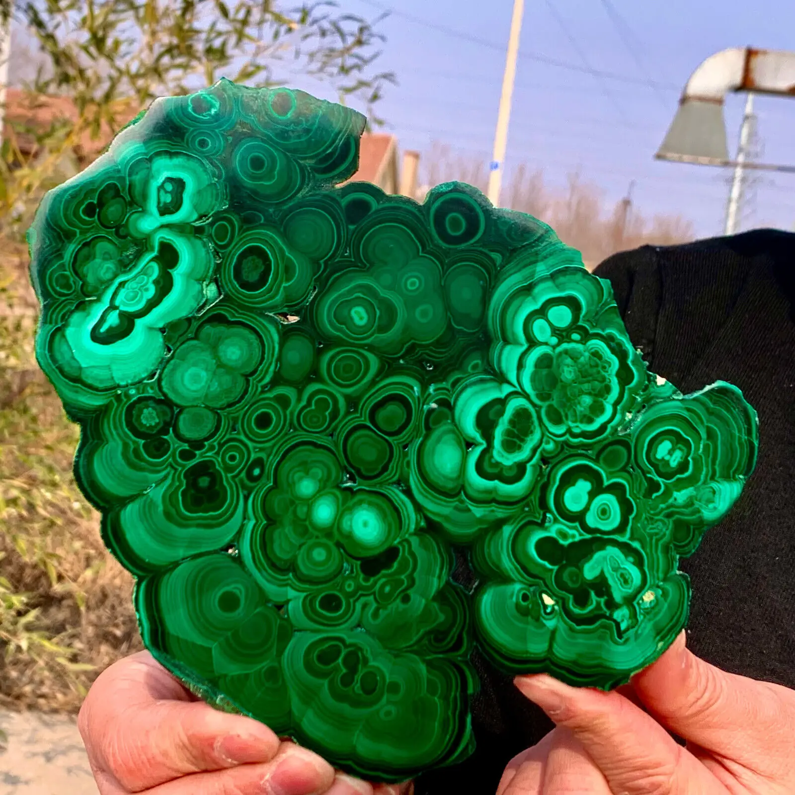 Natural Crystals Quartz Malachite Specimen Freefrom Energy Reiki Stone Room Home Office Aquarium Decoration Accessories Gemstone