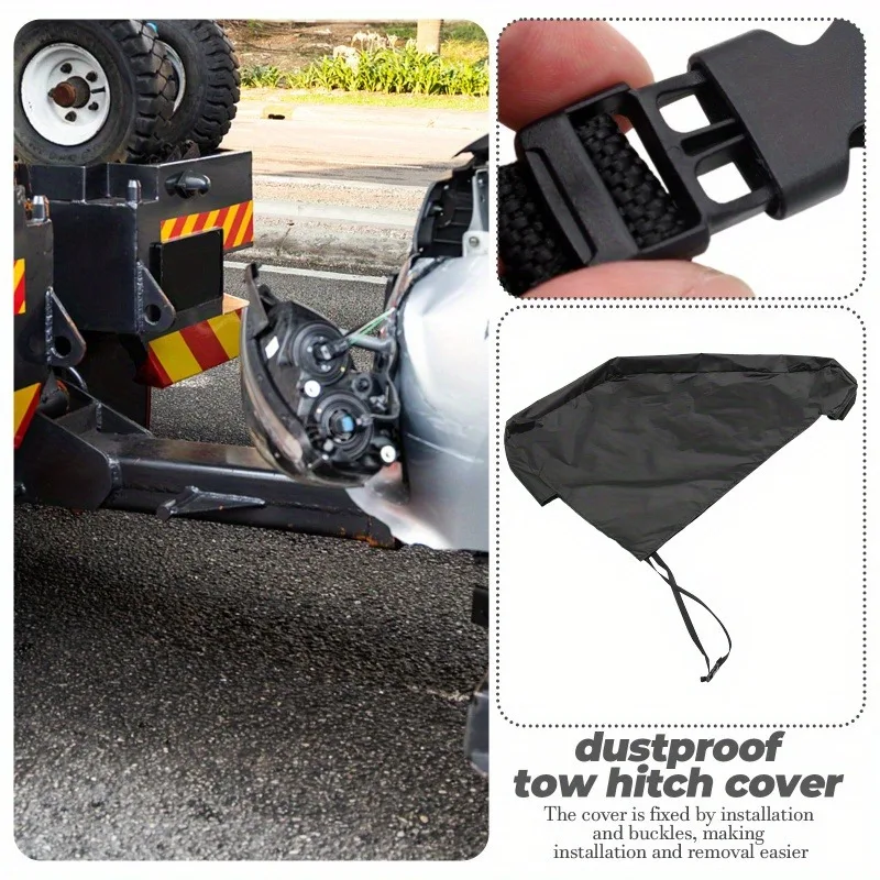 1PC Hooks Car Trailer Hitch Cover Dustproof Windproof Protector Universal Caravans Accessories