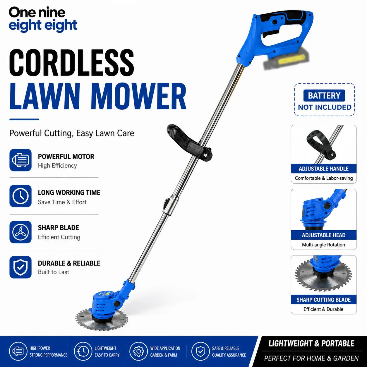 Brushless Cordless Grass Trimmer 21V - ماكينة قص العشب اللاسلكية 21 فولت