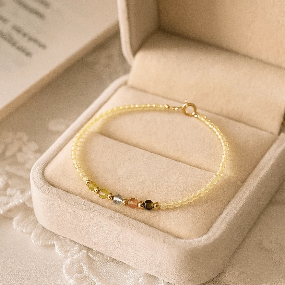 مجوهرات الثروة جذب سوار الخرز مقاوم للماء سوار سيترين محظوظ الراقية فريدة من نوعها سيترين الحصول على الإسورة الغنية