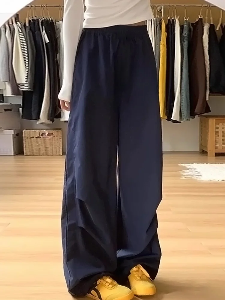 

Loose Straight Leg Workwear Pants Women's Spring Summer New Sle Loose Wide Leg Casual Qui Dry Sports Small Size